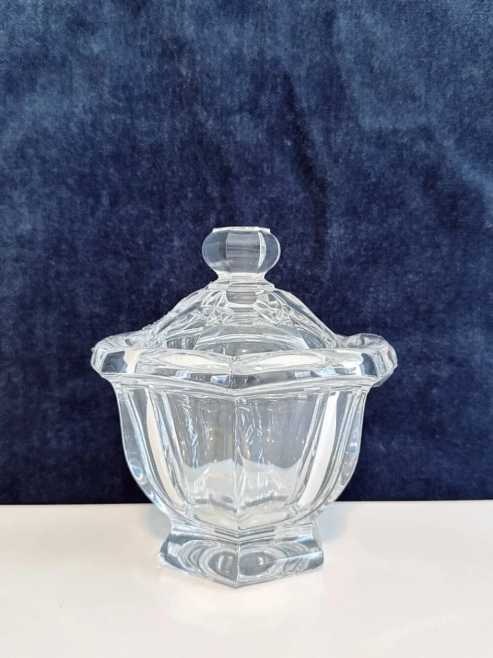 BACCARAT CRYSTAL HARCOURT MISSOURI LIDDED CANDY DISH JAM JAR